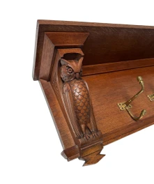 Arts & Crafts Wall Coat Rack by Kobus de Graaff, 1900s